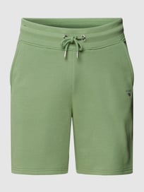 Sweatshorts mit Label-Stitching von Gant Grün - 11