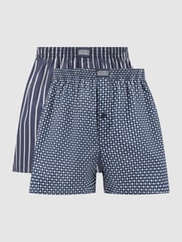 Boxershorts aus Baumwolle im 2er-Pack von Jockey Blau / Türkis - 18