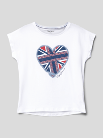 T-Shirt mit Motiv-Print Modell 'PRUDENCE' von Pepe Jeans Weiß - 9