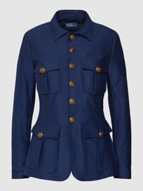 Blazer met klepzakken, model 'FREYA' van Polo Ralph Lauren Blauw / turquoise - 10