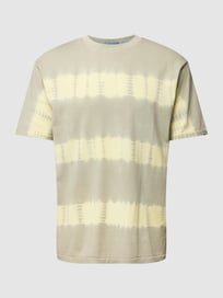 T-shirt in batiklook van Scotch & Soda Groen - 11