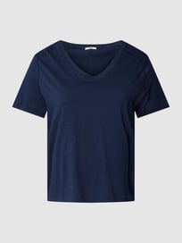 PLUS SIZE T-Shirt mit Rundhalsausschnitt von Esprit Curvy Blau / Türkis - 2
