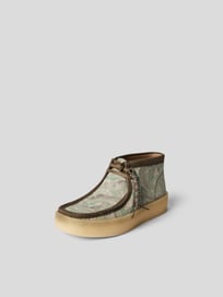 Boots mit Plateausohle von Clarks Grün - 11