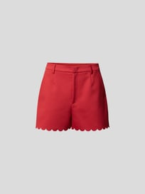Shorts mit Muschelsaum von RED Valentino Rot - 46