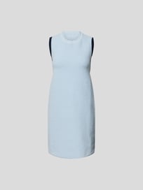 Knielanges Strickkleid mit Cut Out von Jacquemus Blau / Türkis - 1
