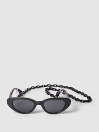 Sonnenbrille mit Animal-Print Modell 'Puerto Rico' von URBAN CLASSICS Grau / Schwarz - 9