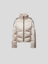 Daunenjacke in Stepp-Optik von Ahirain Grau / Schwarz - 3
