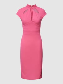 Cocktailjurk met druppelvormige hals van Lipsy Roze - 39