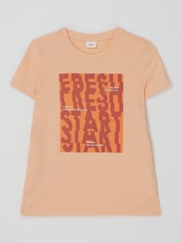 T-shirt met print  van s.Oliver RED LABEL Oranje - 13
