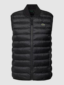 Weste mit Logo-Applikation von Lacoste Grau / Schwarz - 10