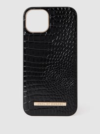 Gsm-hoesje in krokolook - iPhone 13 Pro van Ideal of Sweden Grijs / zwart - 29