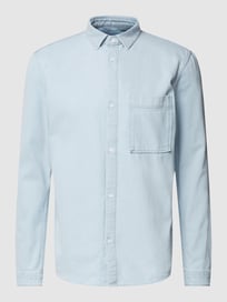 Relaxed fit vrijetijdsoverhemd met borstzak van Tom Tailor Denim Blauw / turquoise - 18
