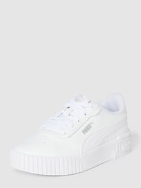 Sneaker mit Label-Print in metallic Modell 'CARINA' von Puma Weiß - 28