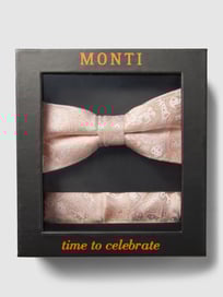 Fliege mit Allover-Muster von Monti Orange - 40