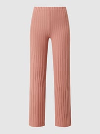Loungebroek met ribstructuur van s.Oliver RED LABEL Roze - 9