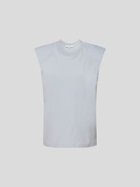 Tanktop mit Rundhalsausschnitt von Tibi Grau / Schwarz - 5