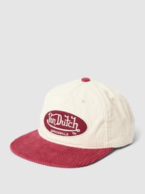 Snapback in Cord-Optik von Von Dutch Rot - 30