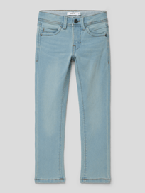 Slim fit jeans met stretch, model 'SILAS' van Name It Blauw / turquoise - 11