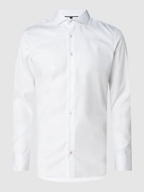Slim Fit Business-Hemd aus Twill von Eterna Weiß - 35
