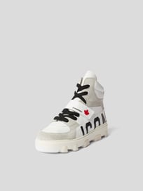 High-Top-Sneaker mit Label-Print von Dsquared2 Weiß - 47