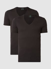 Slim fit T-shirt van biologisch katoen  van G-Star Raw Grijs / zwart - 20