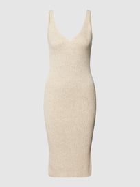 Gebreide jurk in minilengte, model 'LINA' van Only Wit - 30