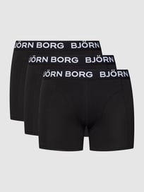 Pants mit elastischem Bund im 3er-Pack von Björn Borg Grau / Schwarz - 38