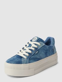 Sneakers met plateauzool, model 'PAIRED' van Buffalo Blauw / turquoise - 47