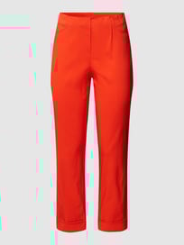 Broek met gestileerde steekzakken, model 'IGOR' van STEHMANN Oranje - 25