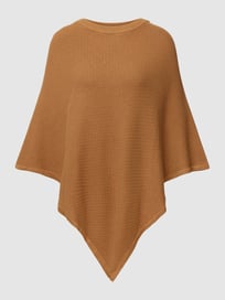 Poncho met structuurmotief van s.Oliver RED LABEL Bruin - 38