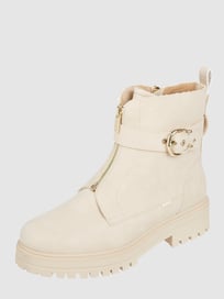 Boots in Leder-Optik von Tom Tailor Weiß - 10