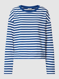 Sweatshirt mit Streifenmuster von Marc O'Polo Denim Blau / Türkis - 16
