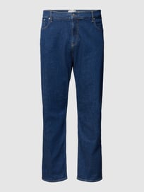 PLUS SIZE Regular Fit Jeans mit Label-Detail von Calvin Klein Jeans Plus Blau / Türkis - 28