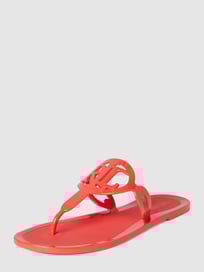 Zehentrenner mit Label-Detail von Lauren Ralph Lauren Rot - 6