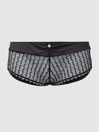 Panty aus Mikrofaser  von s.Oliver RED LABEL Grau / Schwarz - 31