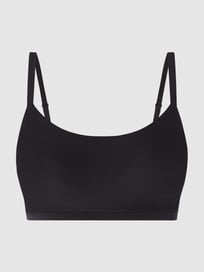 Bralette van microvezel, model 'Softstretch' van Chantelle Grijs / zwart - 7
