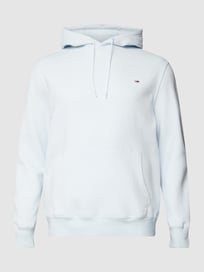 PLUS SIZE hoodie met logostitching van Tommy Jeans Plus Blauw / turquoise - 28