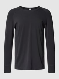 Pyjama-Oberteil mit Rundhalsausschnitt Modell 'CERAVIDA' von Skiny Grau / Schwarz - 3