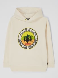 Hoodie mit Print von Scotch & Soda Weiß - 2