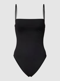 Badpak met labelprint van TOMMY HILFIGER Grijs / zwart - 37