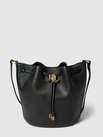 Bucket Bag mit Drawstring-Verschluss Modell 'ANDIE 19' von Lauren Ralph Lauren Grau / Schwarz - 28