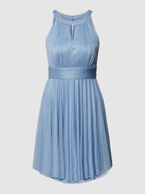 Cocktailkleid mit Neckholder von Jake*s Cocktail Blau / Türkis - 27