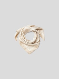 Seidentuch mit Label-Print von Magda Butrym Weiß - 4