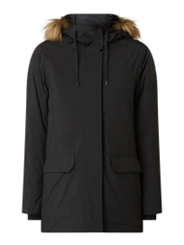 Regular fit parka met imitatiebont, model 'Classic' van Helly Hansen Grijs / zwart - 21