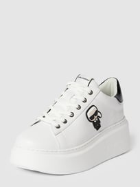 Sneakers met plateauzool, model 'ANAKAPRI' van Karl Lagerfeld Wit - 8