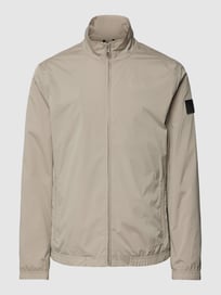 Jack met opstaande kraag, model 'Blouson Nylon' van Pierre Cardin Wit - 1