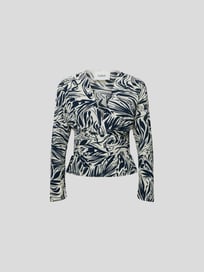 Blusenshirt mit V-Ausschnitt von Ba&sh Weiß - 11