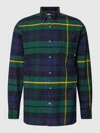 Freizeithemd mit Tartan-Karo Modell 'BLOWN UP BLACKWATCH' von Tommy Hilfiger Blau / Türkis - 41