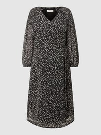 Kleid aus Chiffon mit Taillenband  von FREEBIRD Grau / Schwarz - 23