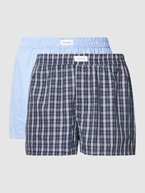 Boxershorts mit Allover-Muster  im 2er-Pack von Seidensticker Blau / Türkis - 47